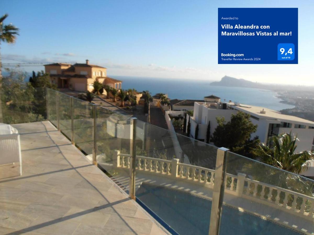 Villa Aleandra Con Maravillosas Vistas Al Mar! Altea Bagian luar foto